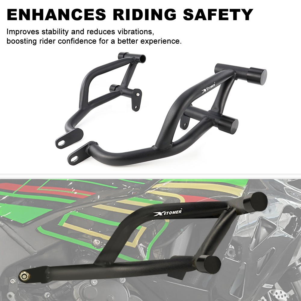 Fit For KAWASAKI Ninja ZX6R 2024-2025 Stunt Cage Engine Guard Crash Bar Subcage