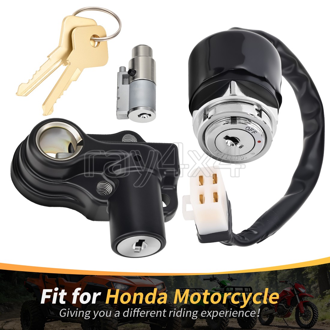 Ignition Key Switch Lock Set 35010-374-671 For Honda CB 200-750 CL360