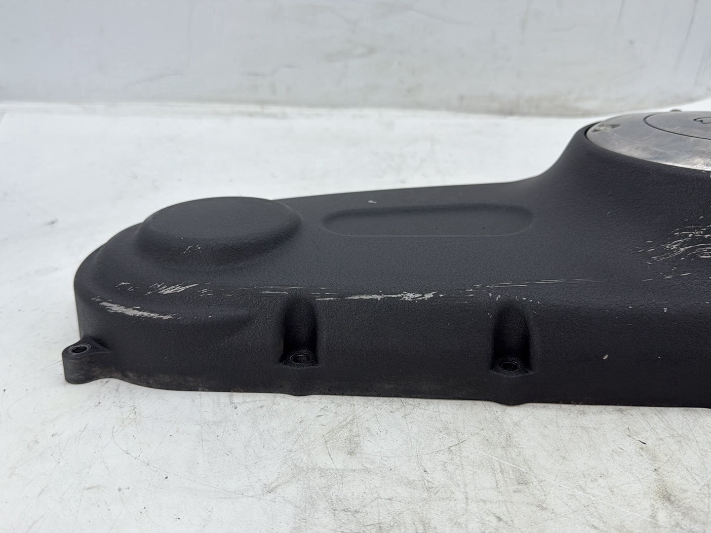 2012 Harley Dyna FXDF Fat Bob OEM Outer Primary Clutch Cover SCRATCHED