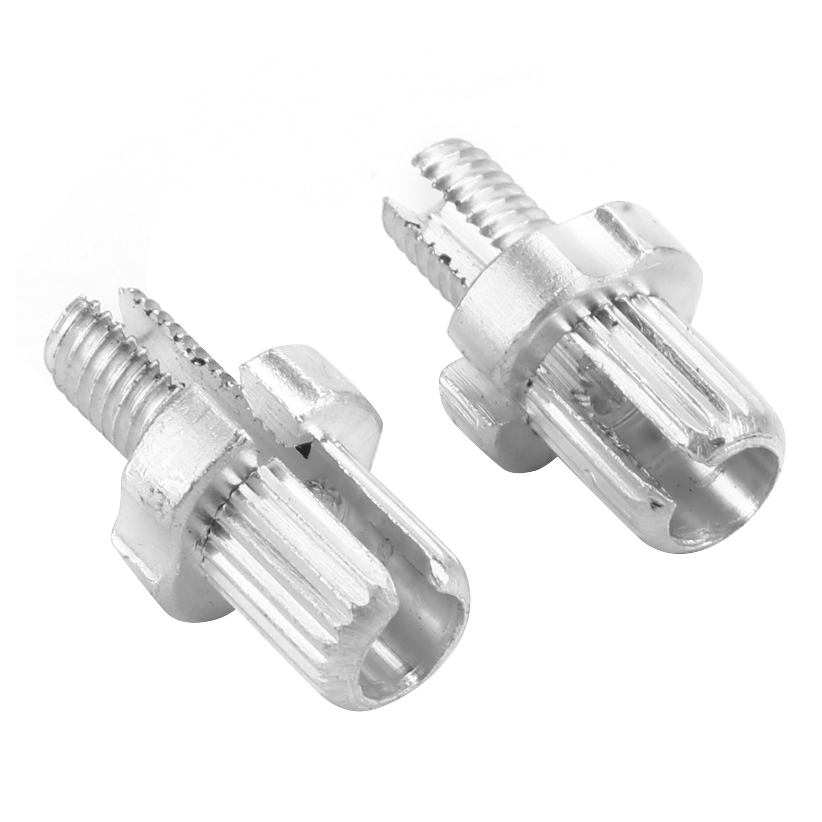 2pcs M7 Brake Lever Adjuster Screws Fastener Silver Aluminium Alloy For