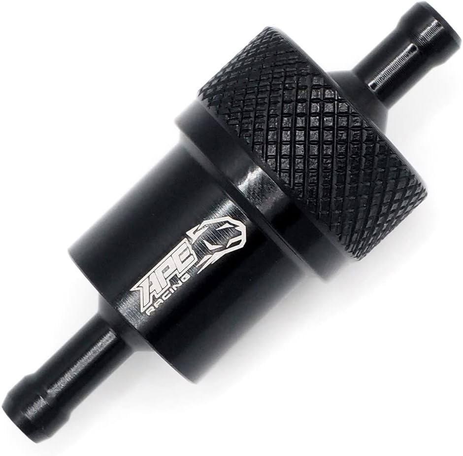 Durable In-Line Fuel Filter for Motorcycles and ATVs – Easy to Install 1/4” Line