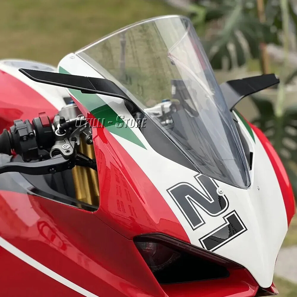 Stealth Mirrors w/ LED Turn Signal For Ducati Panigale V2 Panigale V4 2020-2024