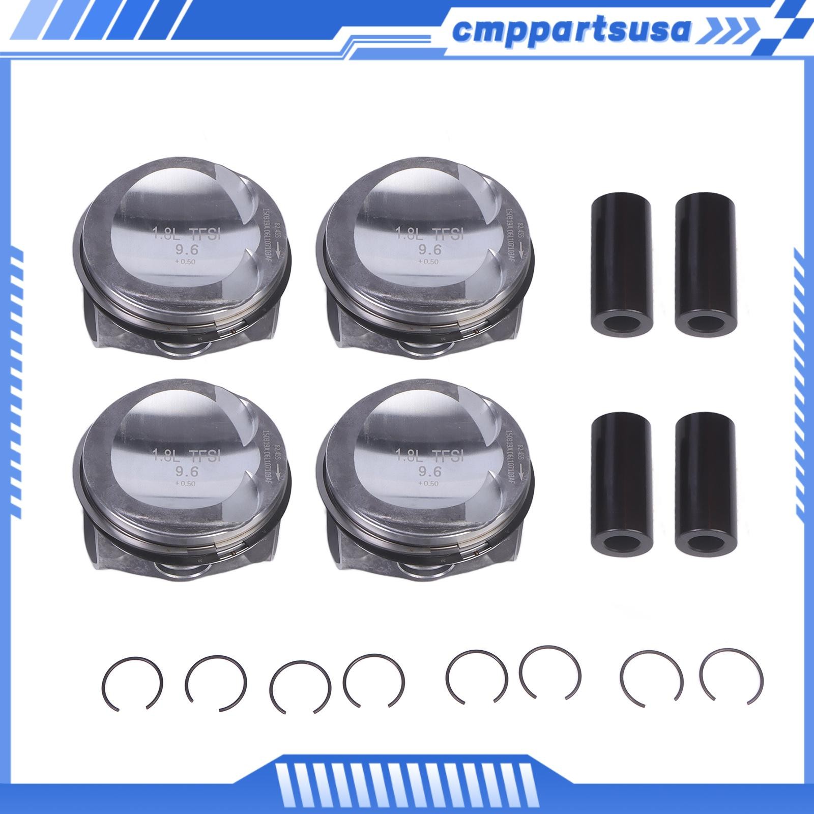 1.8T 23mm Piston Ring Kit +0.5MM For VW Passat Jetta CPRA CXBA 06H107065DF