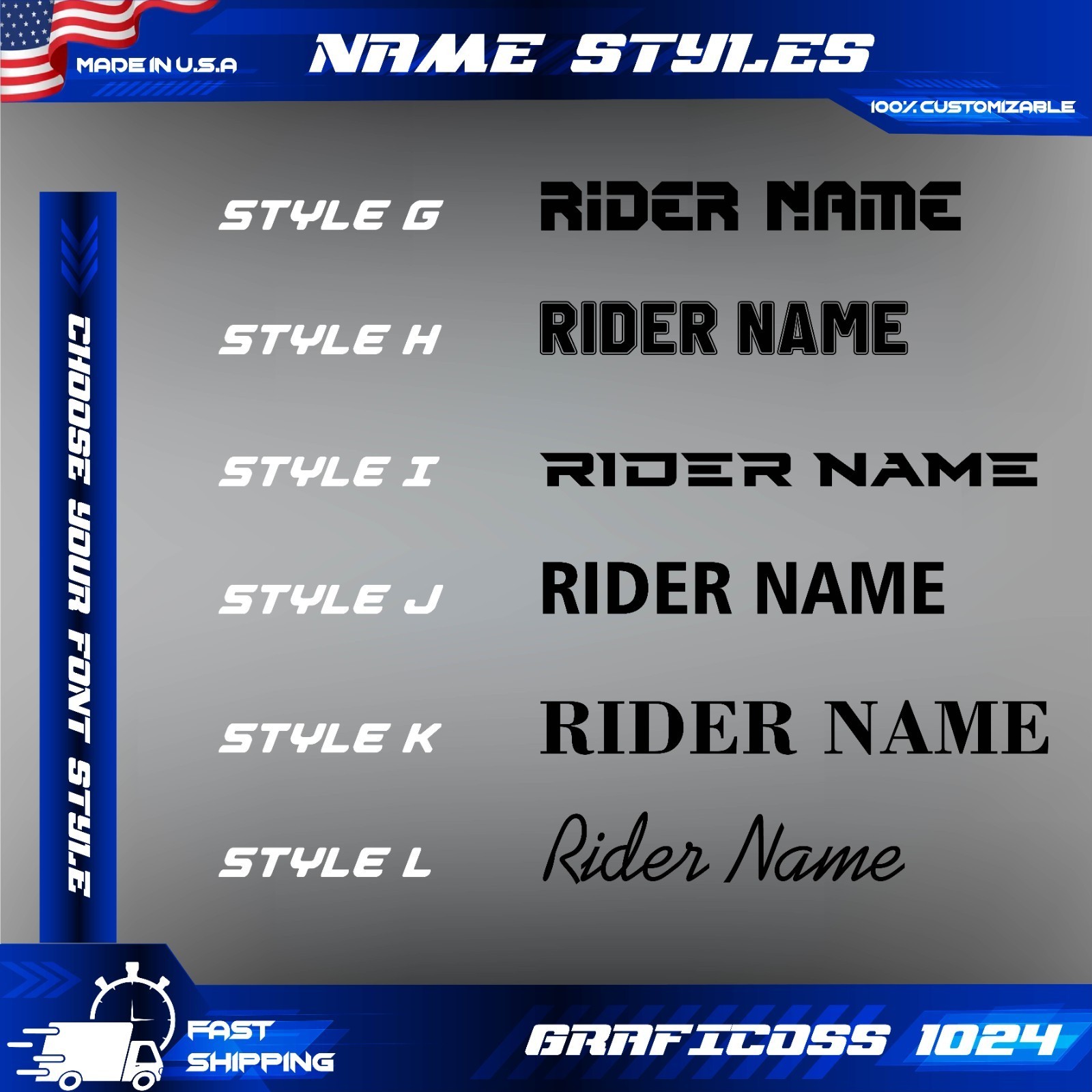Yamaha YFZ 450R 450X Graphics kit 2014 2016 2018 to 2023 decals stickers ATV UTV