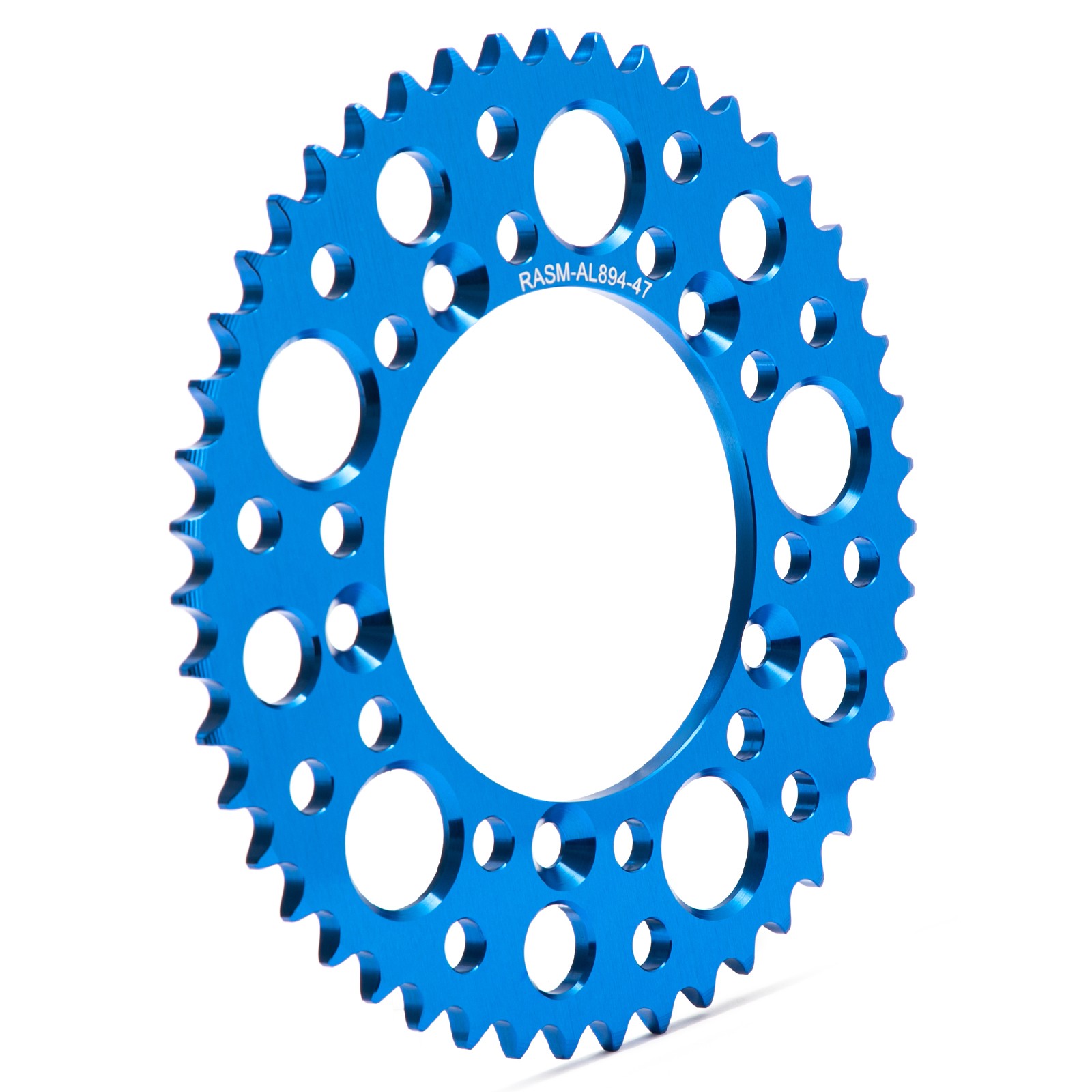 420 Pitch 14T 47T F+R Non O-Ring Chain Sprocket Kit Dirt Bike 65 SX 98-21 Blue
