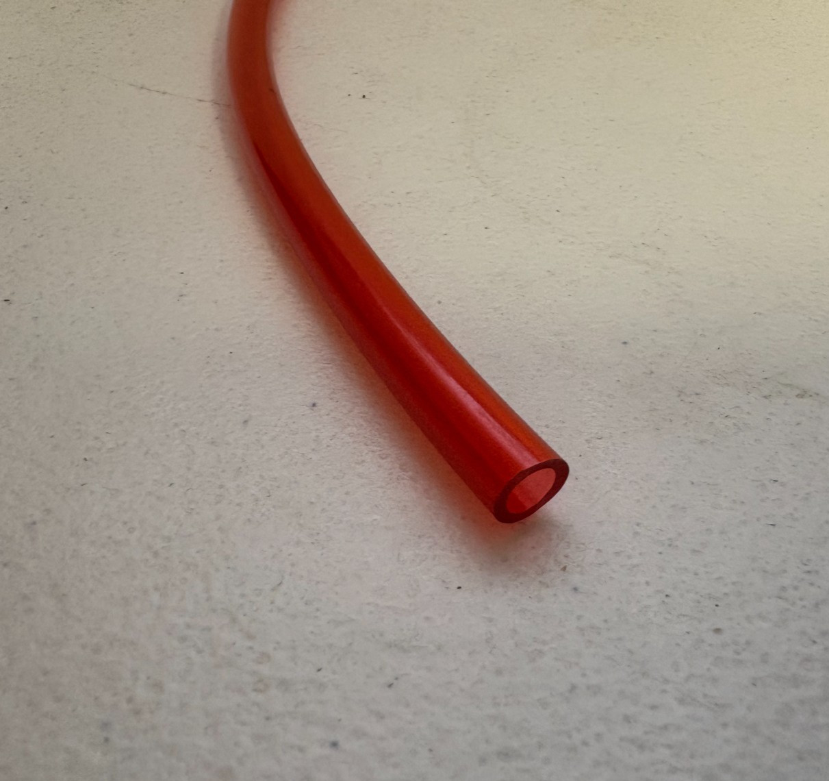 Helix Racing 1/4″ ID x 3/8″ OD Ruby Red Transparent Fuel Line 25ft Length