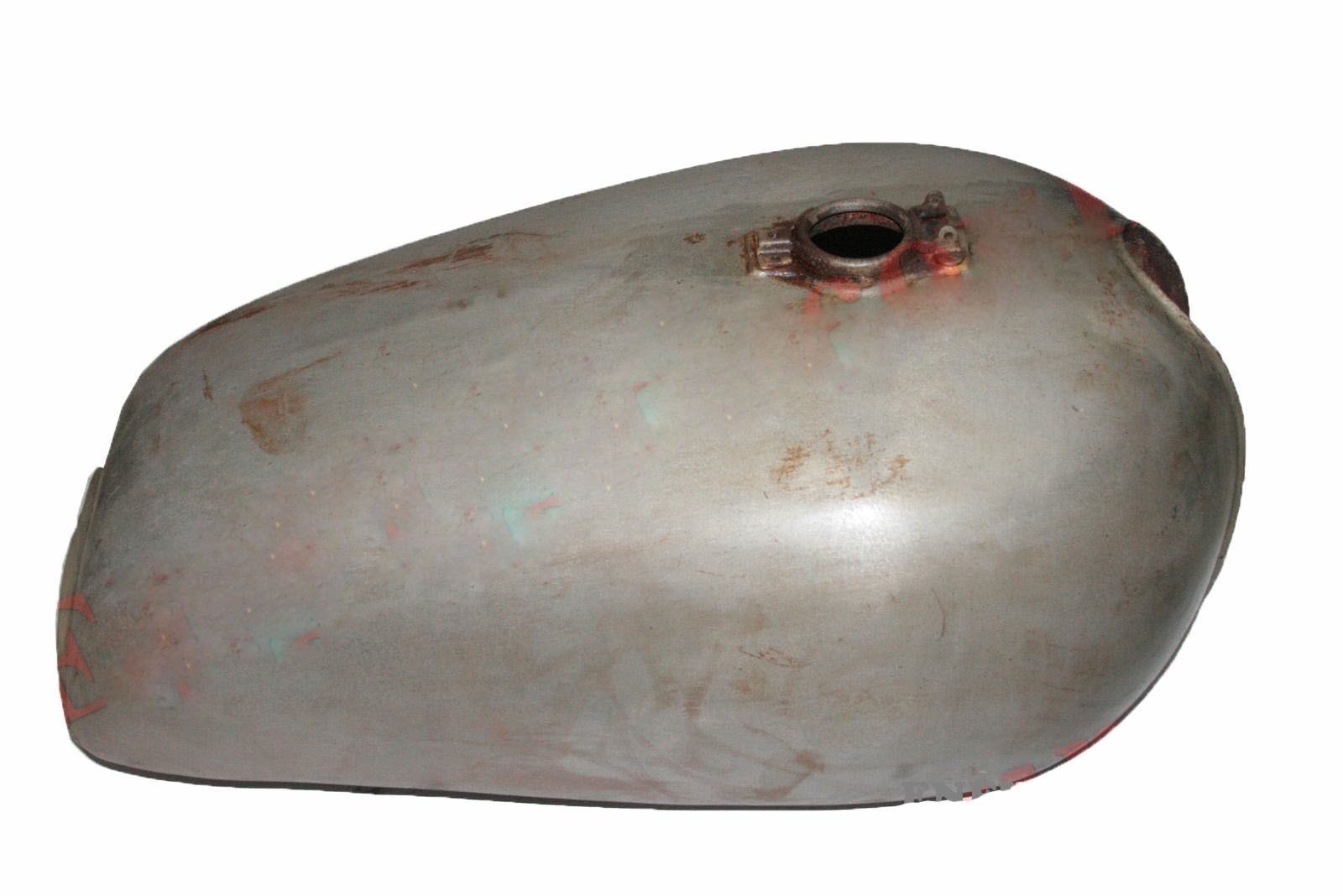 New Yamaha Rd 350 Petrol Gas Fuel Tank Raw Steel Bare Metal S2u