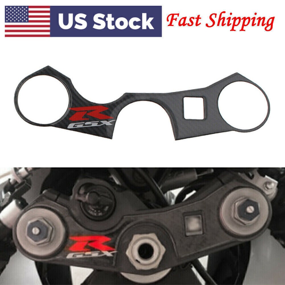 Carbon Fiber Pattern for Suzuki GSXR750 600 Top Triple Clamp Yoke 3D Decal