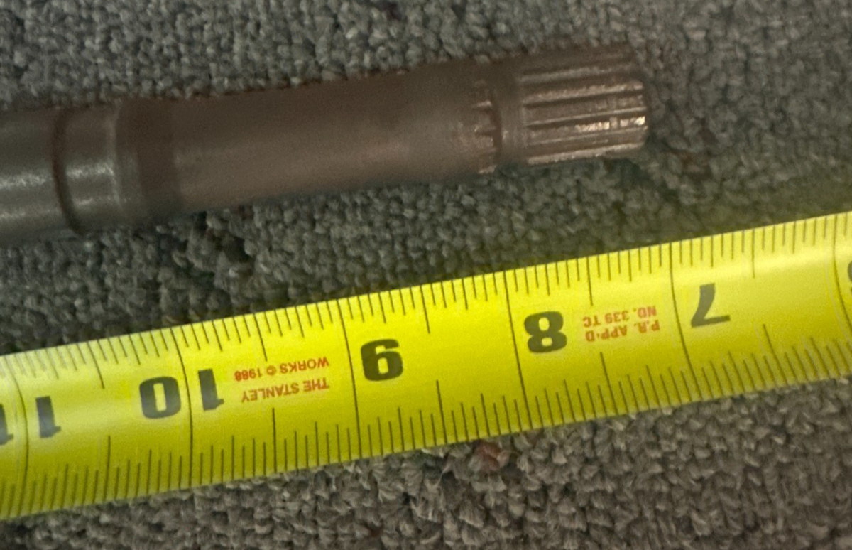 1EA NEW AFTERMARKET FRONT AXLE FITS TRX400 WE DON’T KOW WHAT YEAR OR MODEL