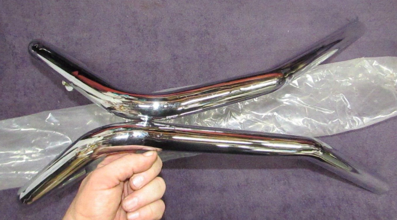 Rickman Triumph Low Exhaust Pipes 650 750 MK3 Early Slip In Style R099 42 062