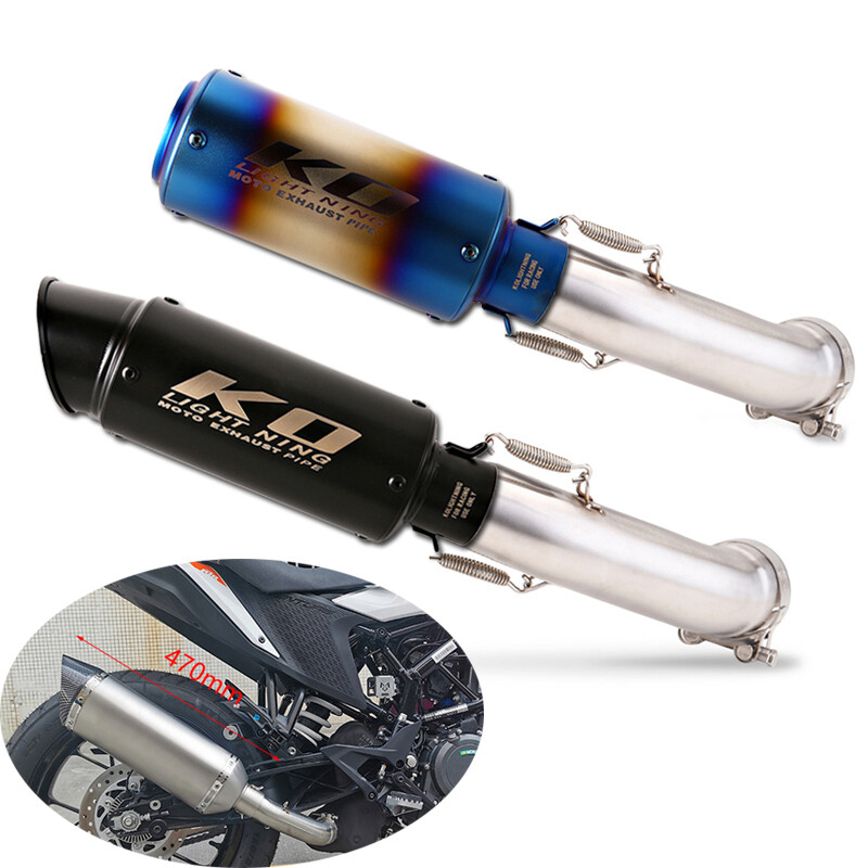 51mm Exhaust Pipe Modified Slip-on Muffler for Adventure 390 125 250 2020-2023