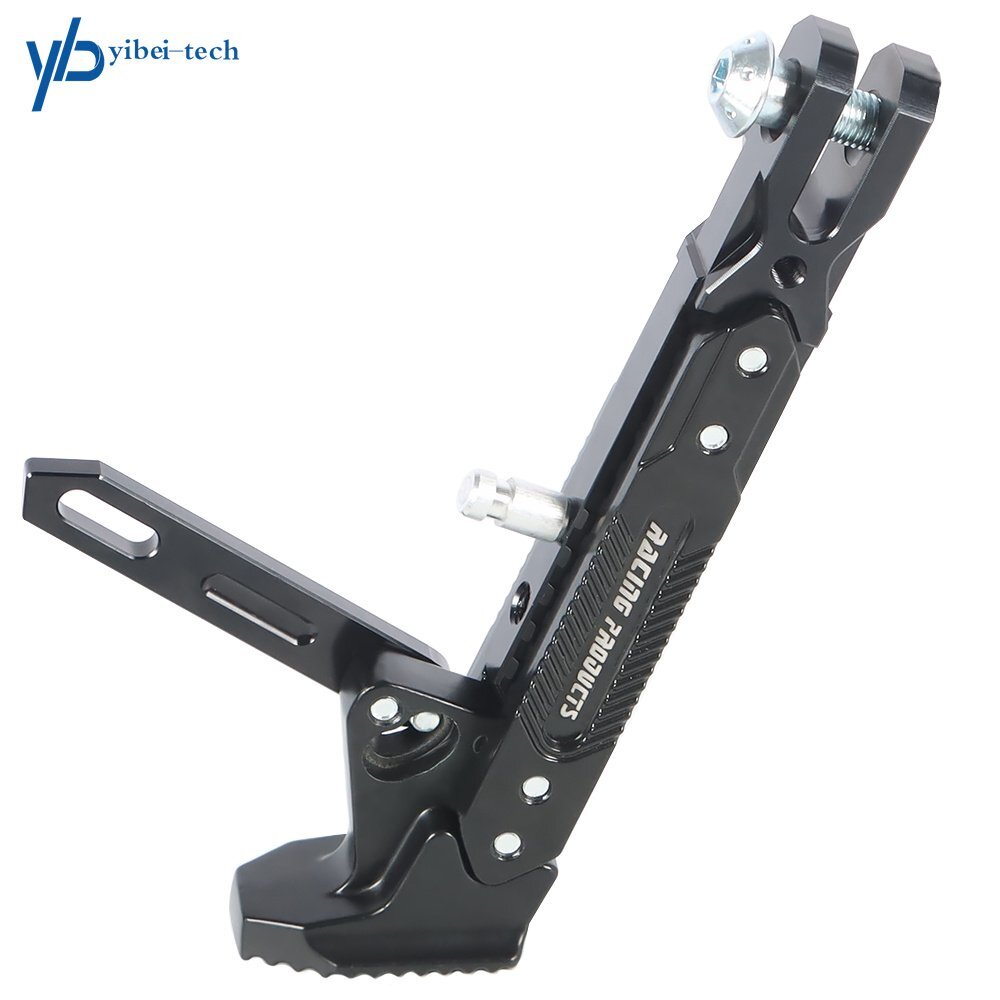 Motorcycle CNC Aluminum Alloy Kickstand Foot Side Support Kick Stand Adjustable
