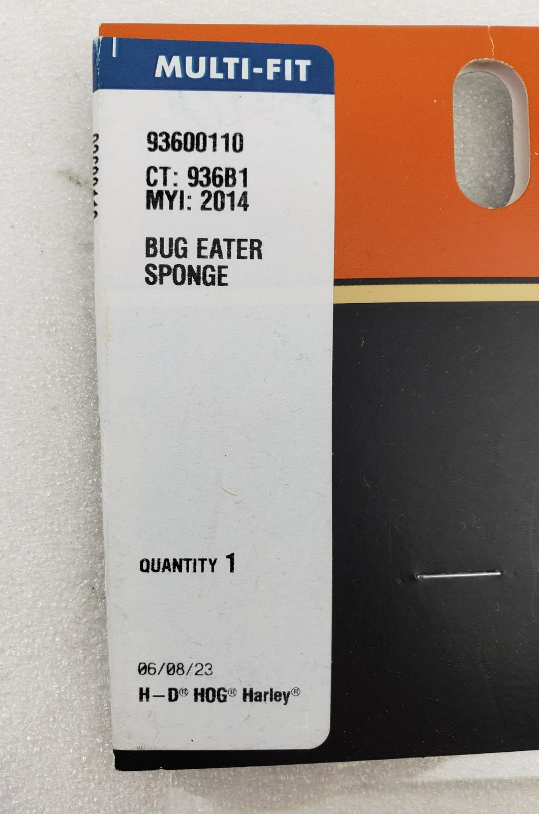 Genuine OEM Harley-Davidson 93600110 Multi-Use Bug Eater Scrub Bike Wash Sponge