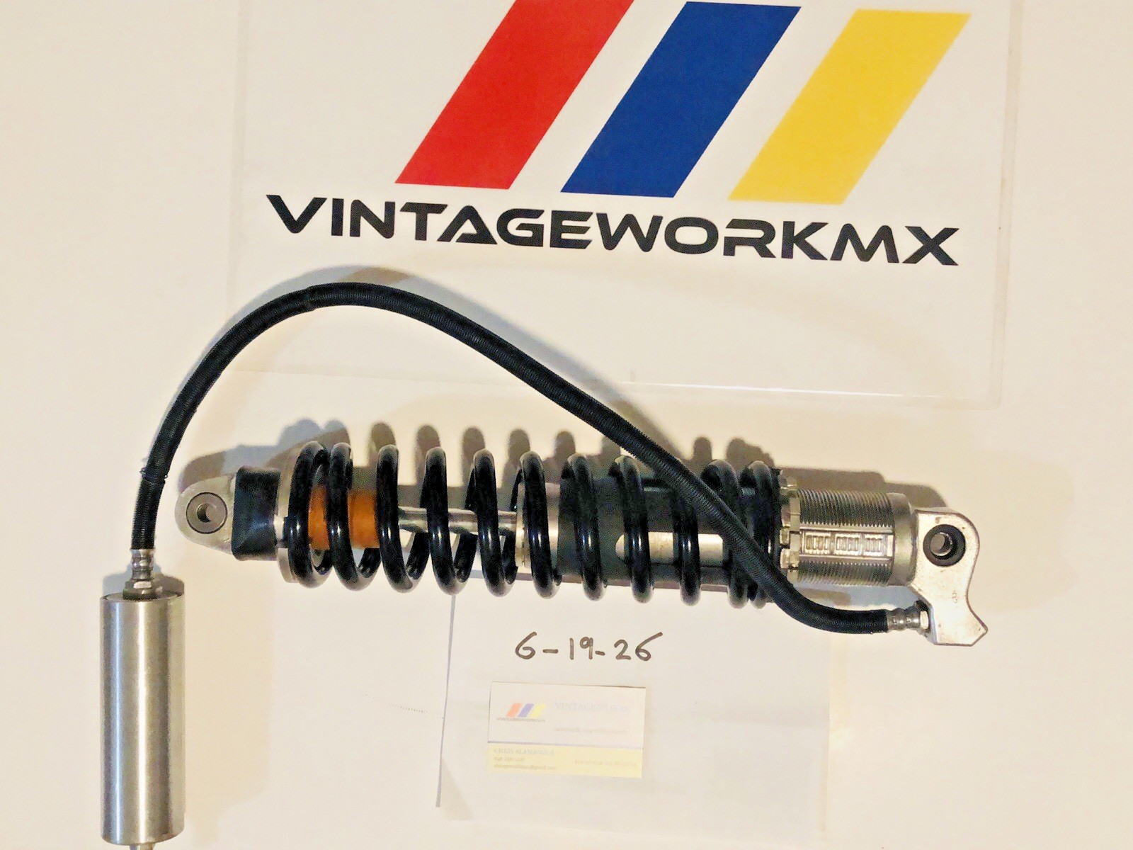JUST REBUILT STOCK SUZUKI 82-83-84 PE175 PE 175 KYB REAR SHOCK 62100-14400