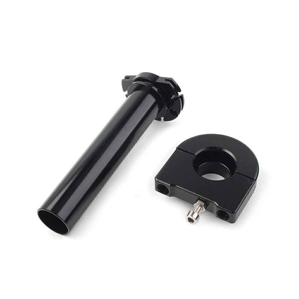 7/8″ Turn Twist Throttle Handle Bar Throttle Tube Fit Motorcycle Universal Black