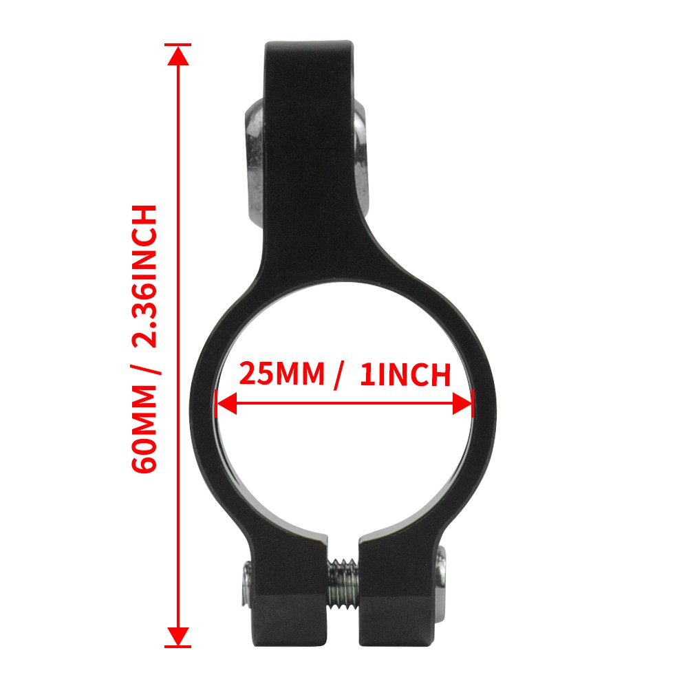 Racing Bike Steering Stabilizer Damper 25mm / 1″ Bracket Clamp Holder Universal
