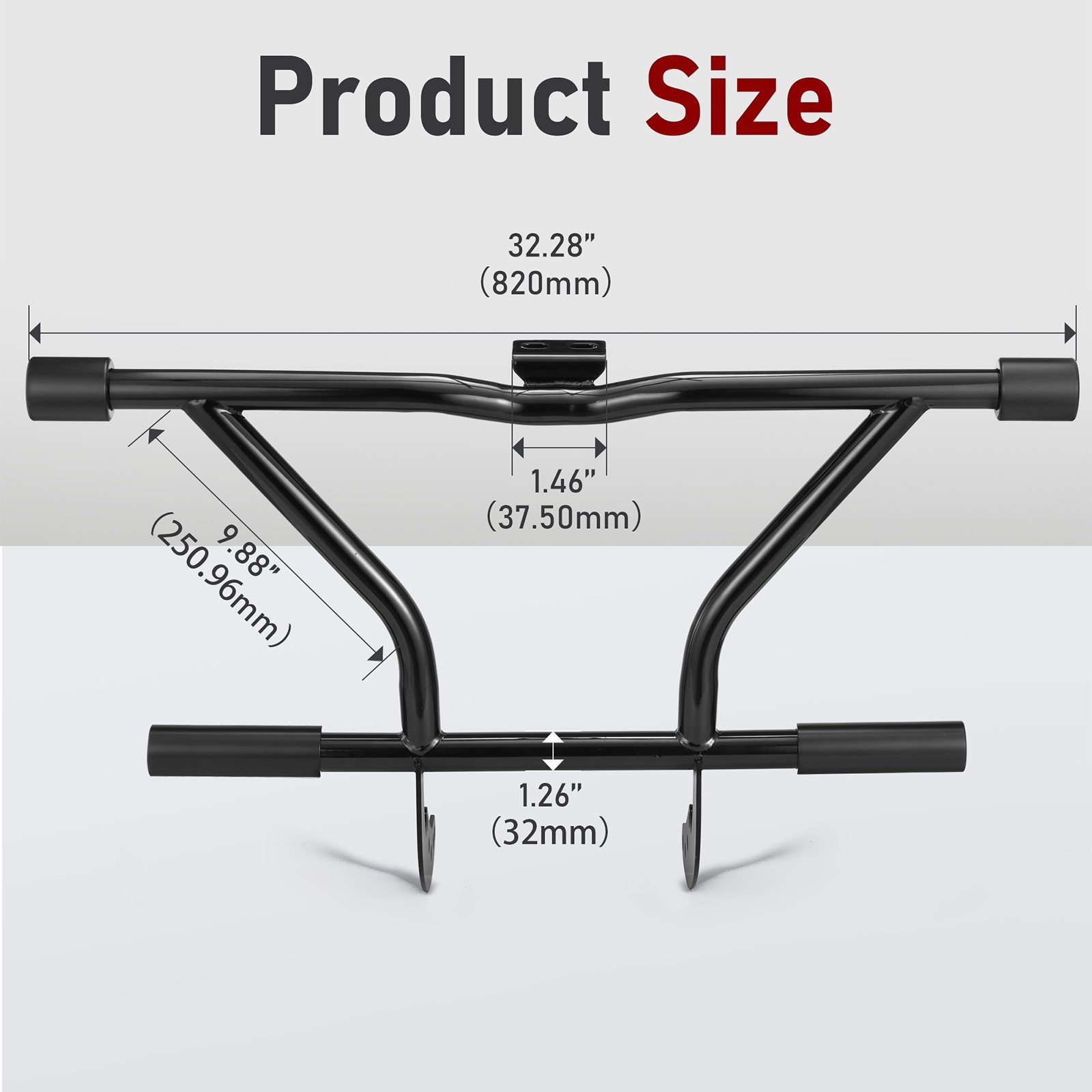 Low Rider Footpeg Engine 1.25″ Crash Bar for Harley Softail Sport Glide 2018-up
