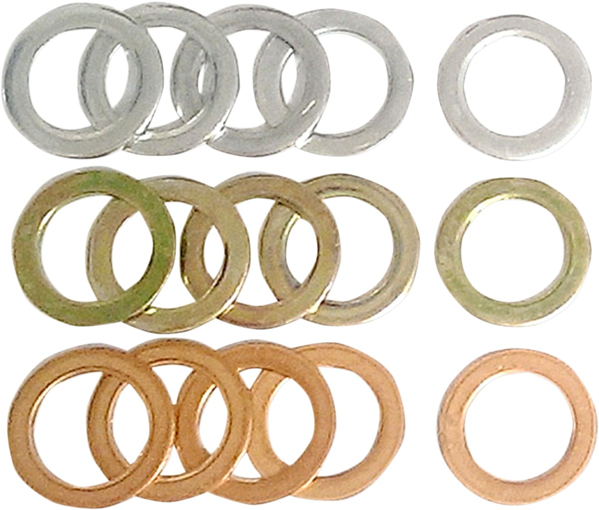 Cycle Performance Spark Plug Washer Kit 10mm w/ 0.40″ 0.50″ 0.60″ CPP/904110