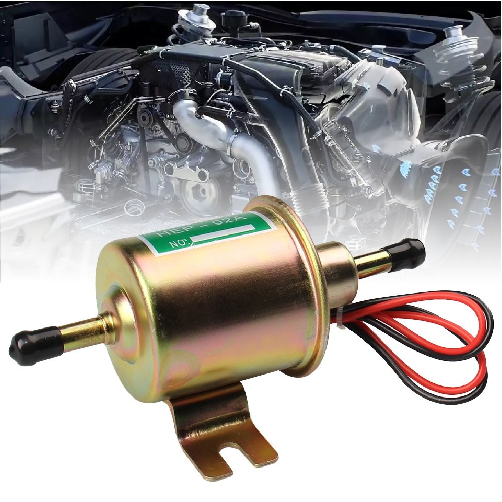 12V Universal Electric Fuel Pump 5/16 Inch Low Pressure 4-7PSI Diesel Gas Inline