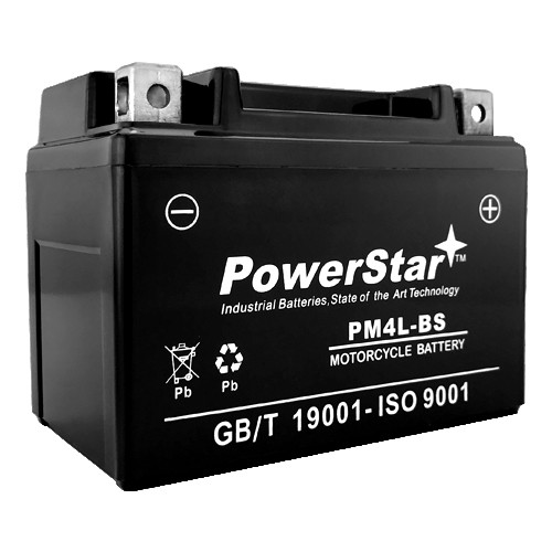 2 YEAR WARRANTY NEW YTX4L-BS AKA CTX4L-BS Motorcycle/PowerSport Battery