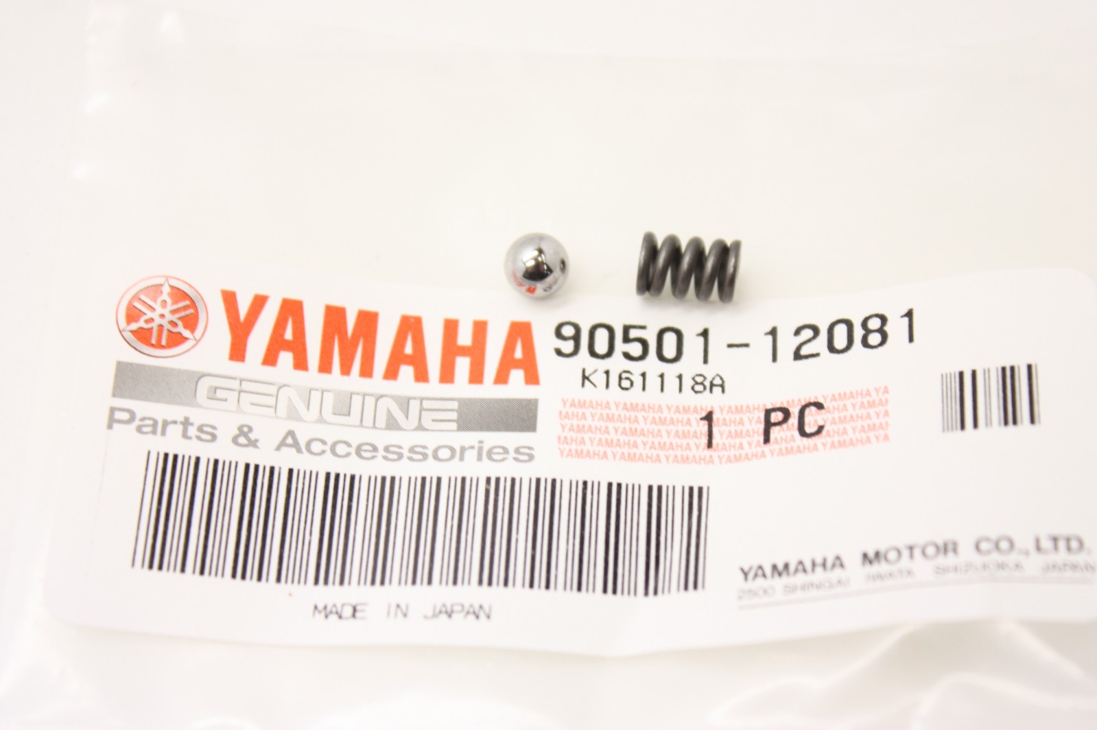 Yamaha Kick Starter Ball & Spring 90501-12081-00 93507-32009-00 93507-32031-00