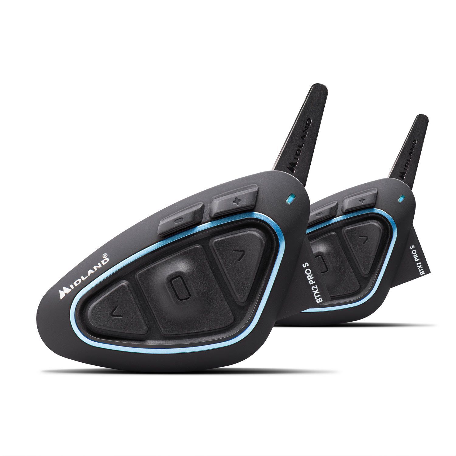 Intercom BTX2 Pro S Lr Midland Communication System Dual Helmets Moto