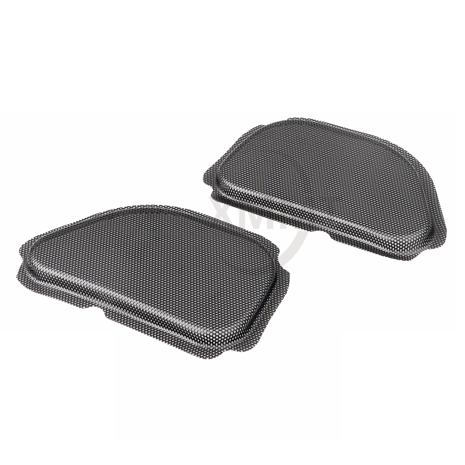 Black Front Fairing Mesh Speaker Grills Covers For Harley Road Glide FLTR 98-13