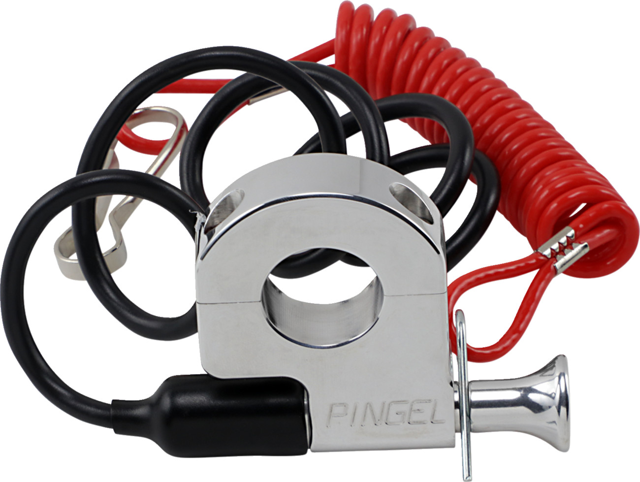 Pingel 641 Kill Switch Handlebar Mount Normally Open 7/8 Inch Universal Tether