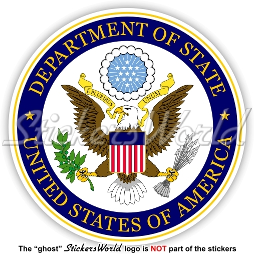US DEPARTMENT OF STATE Seal USA United States America DOS American Sticker Decal