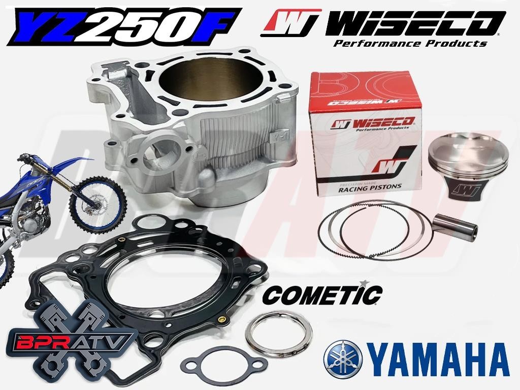 01-13 YZ250F Top End Rebuild Kit 77mm Stock Bore Replacement Cylinder Piston Kit