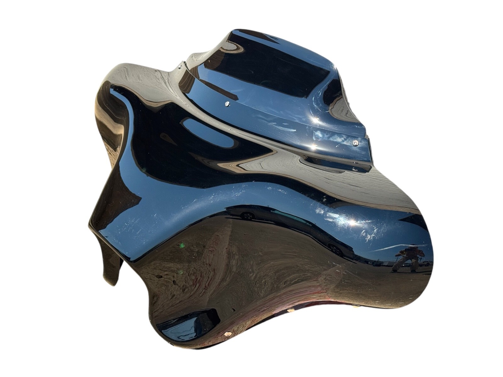 Honda Shadow Spirit 750 Batwing Fairing GLOSSY 6X9 W/ Tinted Windshield