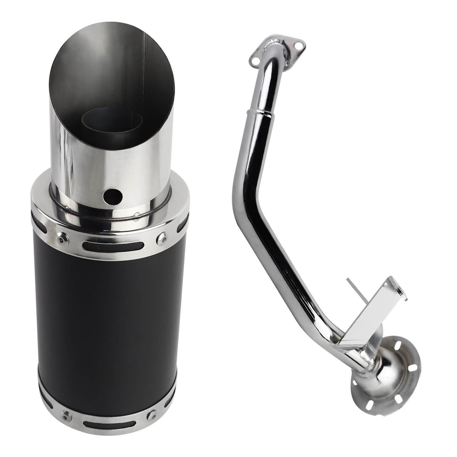 Scooter Short Performance Exhaust System For GY6 150cc 4 Stroke Scooter Parts