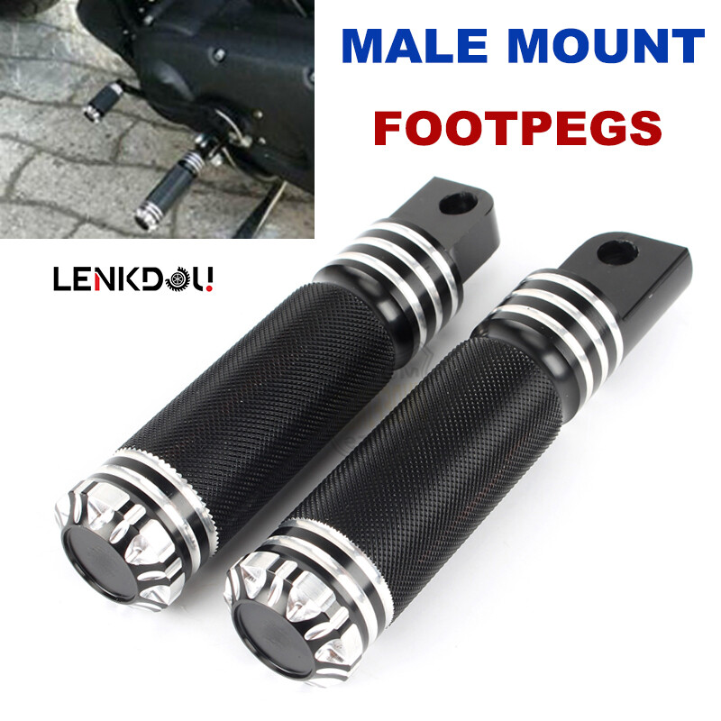 Motorcycle Foot Pegs Footrest For Harley Touring Electra Glide Sportster Dyna