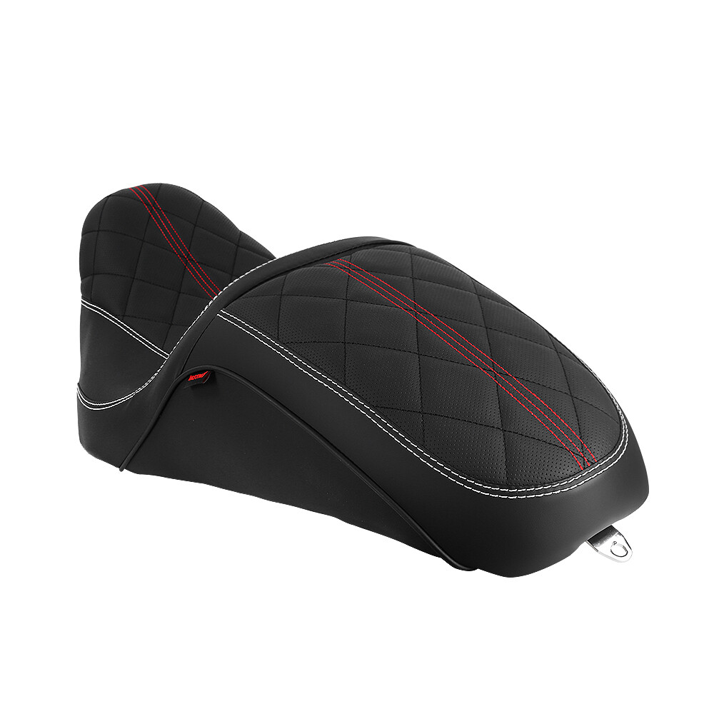 1-Piece Seat Driver Passenger Black For Harley Road Glide Electra Glide 1997-07