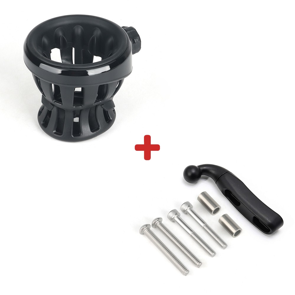 For Harley Yamaha Kawasaki Suzuki Honda GL1800 Water Drink Cup Holder Bracket