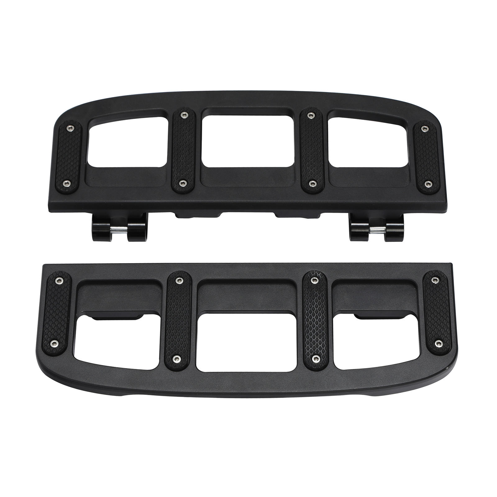 Matt Black Driver Rider Footboard Floorboard For Harley Electra Road Glide 09-Up