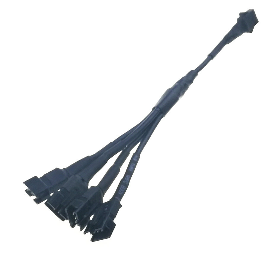 Black Extension Cords Y Cable 4 Way Splitter Kit For Golf Car Led Strip Light