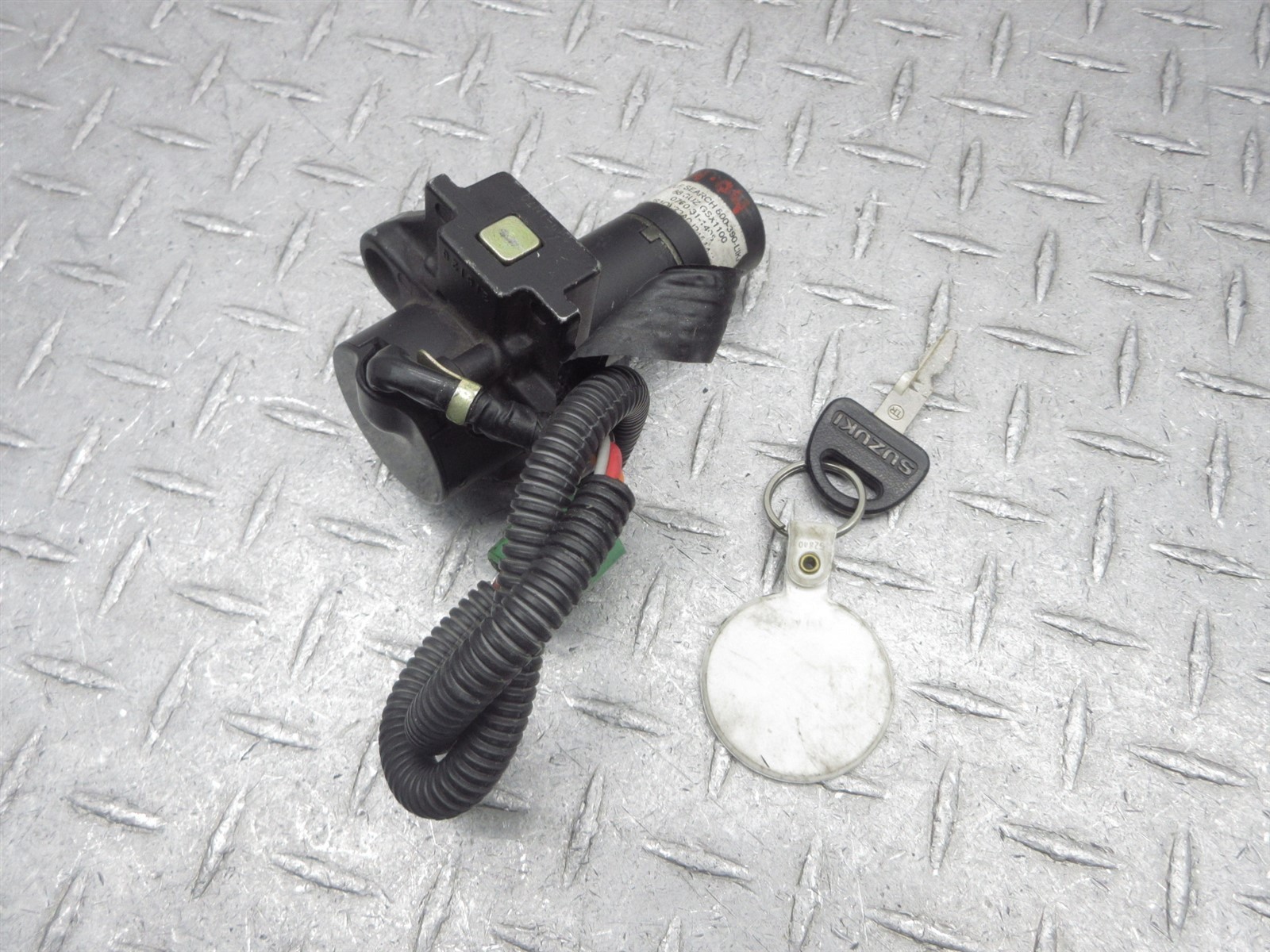 1988 88 Suzuki GSX1100 Ignition Switch Key Matching Oem