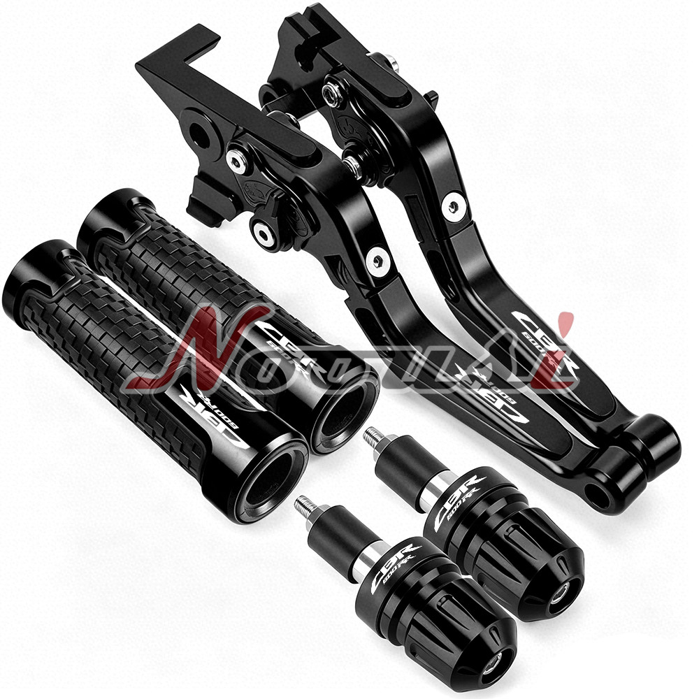 For HONDA CBR600RR CBR 600RR 2003-2025 CNC Brake Clutch Levers Handler grips end