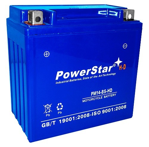 ATV Battery YTX14-BS for Honda TRX 500 420 450 350 300 Rubicon Foreman 3YR WARR