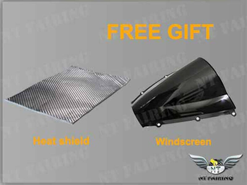 US Stock Injection Glossy Black Fairing for 2024 2026 Kawasaki NINJA 500 Kit