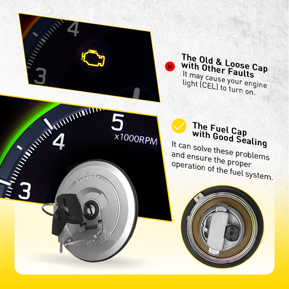 For NS50F 1990 CB600F Hornet 1998-2002 Motorcycle fuel tank cap suitable 1-5SET