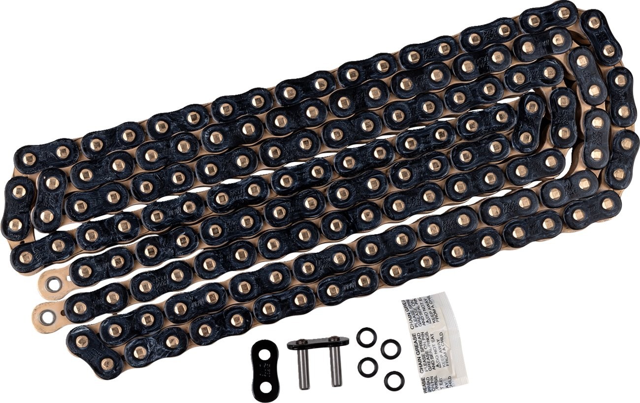 EK 530 ZVX3 Black/Gold Sportbike Chain 150 Links (530ZVX3-150KG)