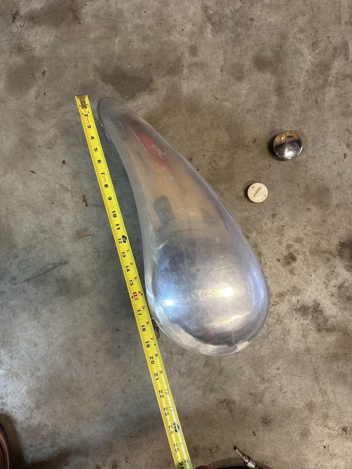 Custom ALUMINUM motorcycle Gas Tank