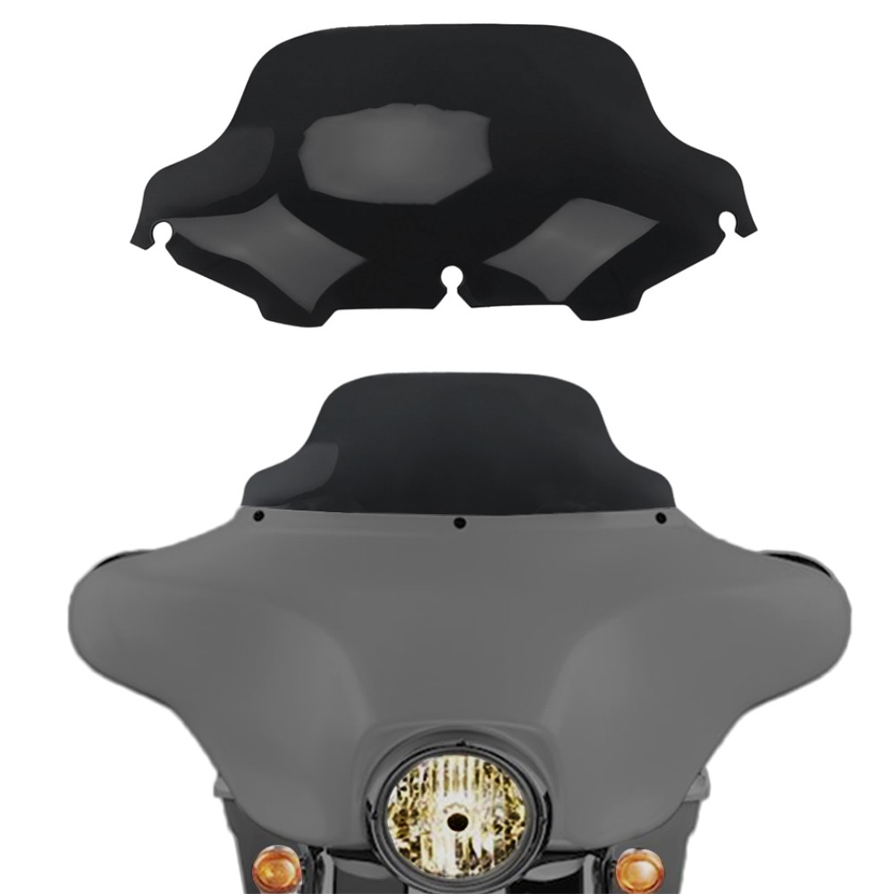 8″ Black Windscreen Windshield For Harley Touring Electra Street Glide 1996-2013