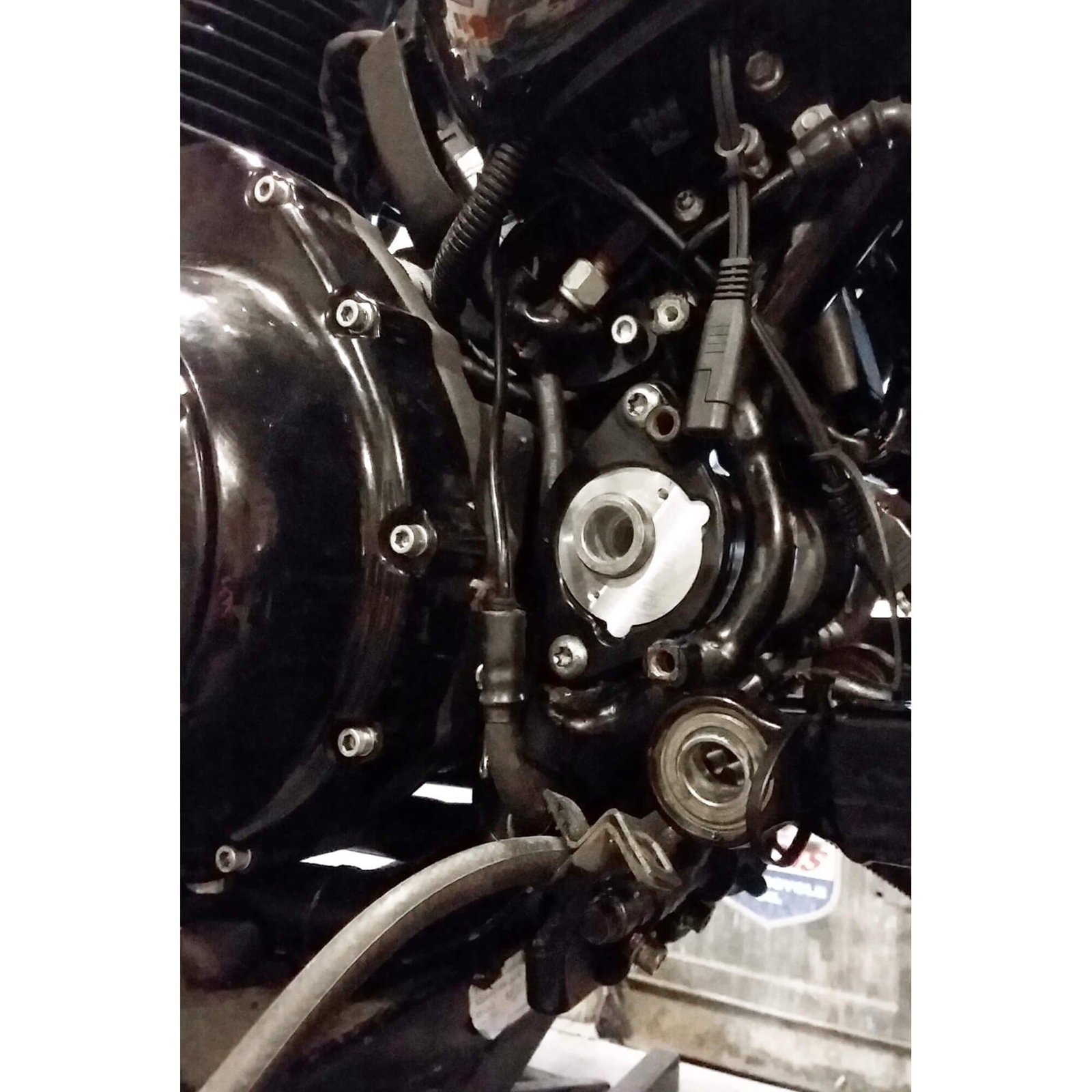 Aluminum Solid Motor Mount Kit 2004-up Harley Sportster XL rubber mount chopper