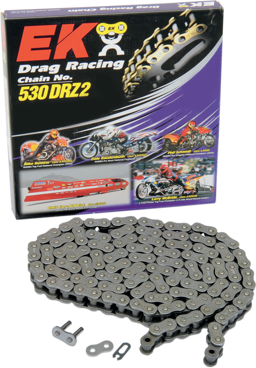 EK – 530 DR2 Drive Chain Chrome 160 Links | 530DR2-160C