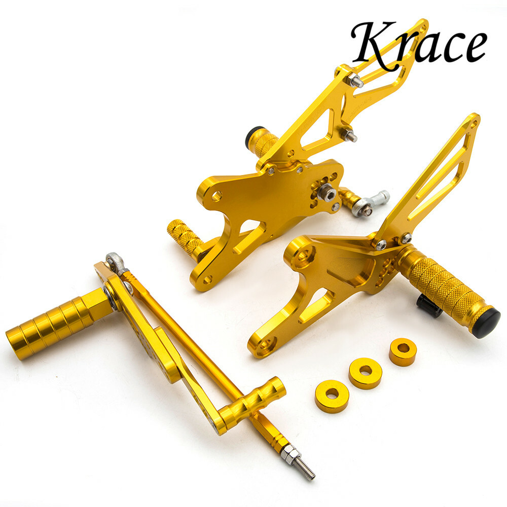 For YZF R1 2009-2014 2012 2011 2013 2010 CNC Rearset Footrest Footpegs Pedals GP