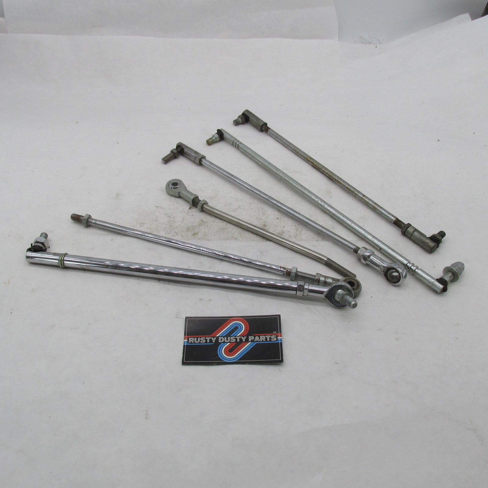 Mixed of Lot 5 Harley Davidson OEM Chrme Shift Brake Linkage Rods Softail Toring