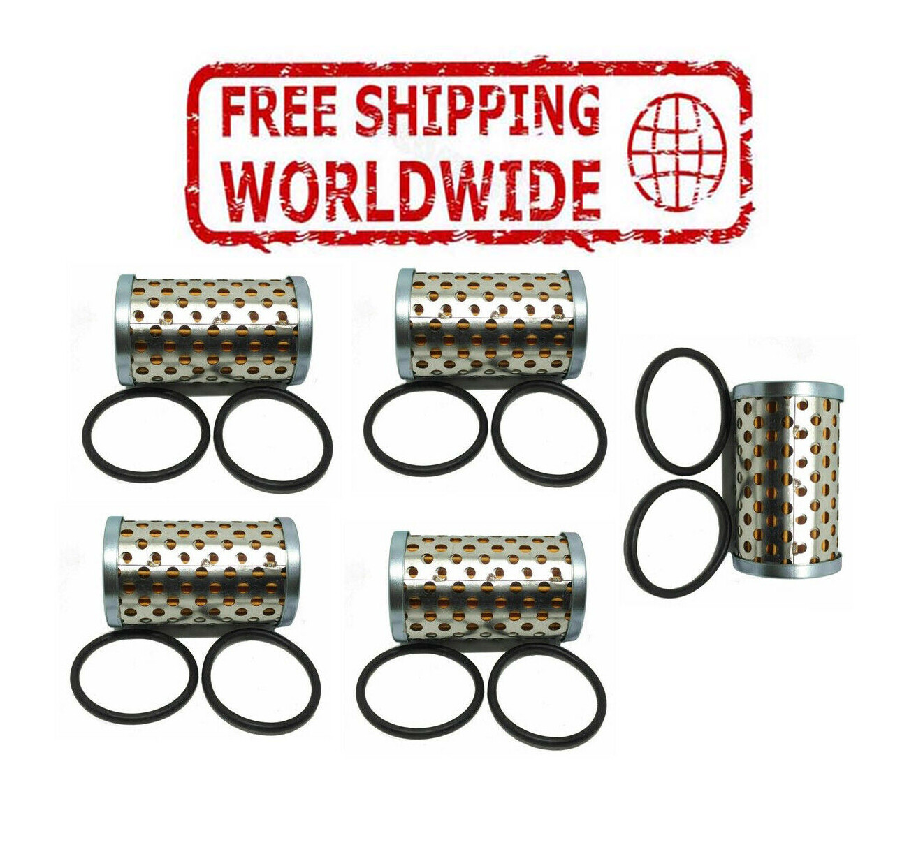 Oil Filter Element set of 5 Pcs fits For Royal Enfield Classic 350 & 500 CC
